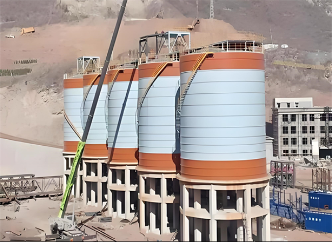 文安高架钢板仓